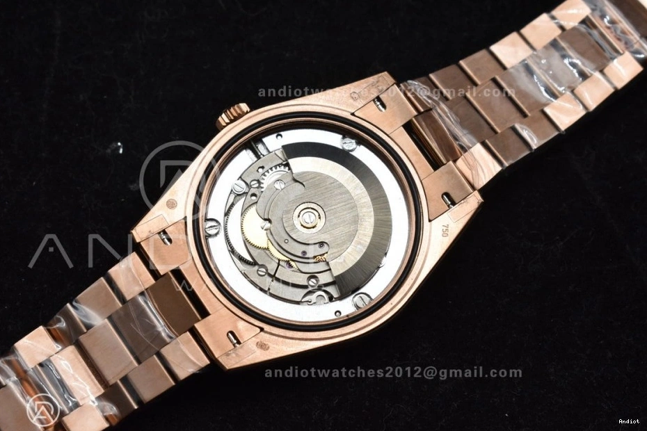 Bracelet President GMF RG 40 DayDate Dial A2836 V2 Crystal Steel On RG 904L Markers Plated 0303